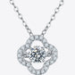 Moissanite Four Leaf Clover Pendant Necklace