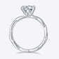 1 Carat Moissanite 925 Sterling Silver Ring