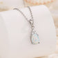 Find Your Center Opal Pendant Necklace