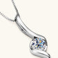 1 Carat Moissanite 925 Sterling Silver Necklace