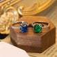 Four Claw Diamond Women's Colorful Treasure Ring