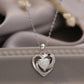 Opal Heart Pendant Necklace