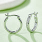 Adored Moissanite 925 Sterling Silver Earrings