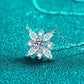 Moissanite Rhodium-Plated Necklace