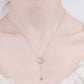 Star & Moon Moissanite Necklace