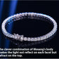 10 Points Moissanite Bracelet Tennis Chain S925 Sterling Silver